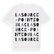 La Source - Pointe du Lac ordlek t-shirt