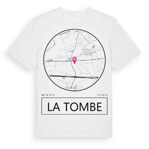 La Tombe t-shirt – ekologisk bomull t-shirt från Pinshirt