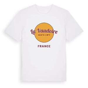 La Vaudoire cirkel t-shirt – ekologisk bomull t-shirt från Pinshirt