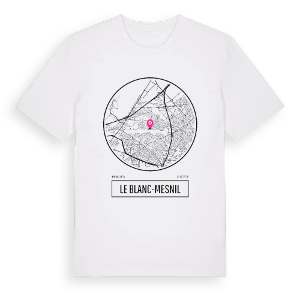 Le Blanc-Mesnil t-shirt – ekologisk bomull t-shirt från Pinshirt