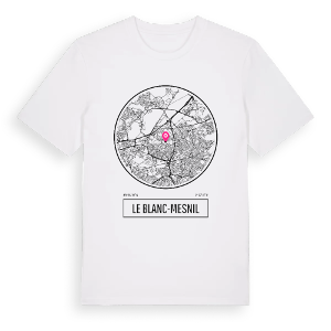 Le Blanc-Mesnil t-shirt – ekologisk bomull t-shirt från Pinshirt