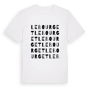Le Bourget ordlek t-shirt – ekologisk bomull t-shirt från Pinshirt