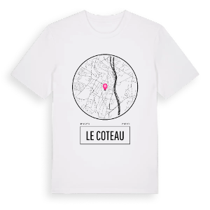 Le Coteau t-shirt – ekologisk bomull t-shirt från Pinshirt