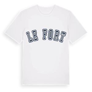 Le Fort college t-shirt – ekologisk bomull t-shirt från Pinshirt