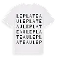 Le Plateau ordlek t-shirt