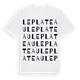 Le Plateau ordlek t-shirt