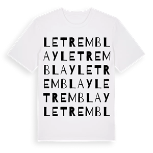 Le Tremblay ordlek t-shirt – ekologisk bomull t-shirt från Pinshirt
