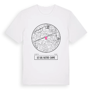 Le Val Notre-Dame t-shirt – ekologisk bomull t-shirt från Pinshirt