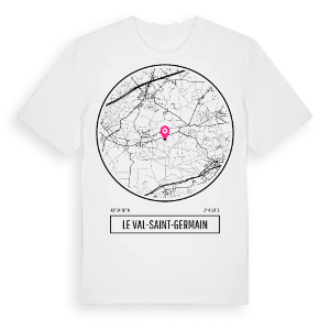 Le Val-Saint-Germain t-shirt – ekologisk bomull t-shirt från Pinshirt