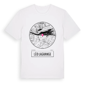 Léo Lagrange t-shirt – ekologisk bomull t-shirt från Pinshirt