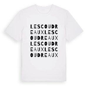 Les Coudreaux ordlek t-shirt – ekologisk bomull t-shirt från Pinshirt