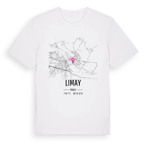 Limay karta t-shirt – ekologisk bomull t-shirt från Pinshirt