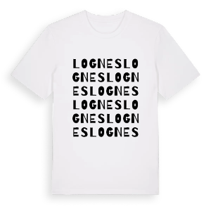 Lognes ordlek t-shirt – ekologisk bomull t-shirt från Pinshirt
