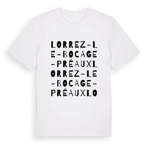 Lorrez-le-Bocage-Préaux ordlek t-shirt – ekologisk bomull t-shirt från Pinshirt