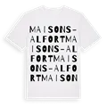 Maisons-Alfort ordlek t-shirt
