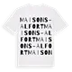 Maisons-Alfort ordlek t-shirt