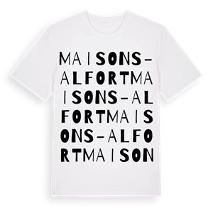 Maisons-Alfort ordlek t-shirt – ekologisk bomull t-shirt från Pinshirt