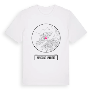 Maisons-Laffitte t-shirt – ekologisk bomull t-shirt från Pinshirt