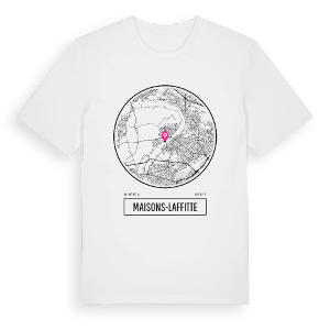 Maisons-Laffitte t-shirt – ekologisk bomull t-shirt från Pinshirt