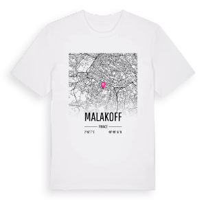 Malakoff karta t-shirt – ekologisk bomull t-shirt från Pinshirt