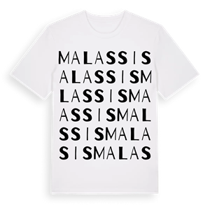 Malassis ordlek t-shirt – ekologisk bomull t-shirt från Pinshirt