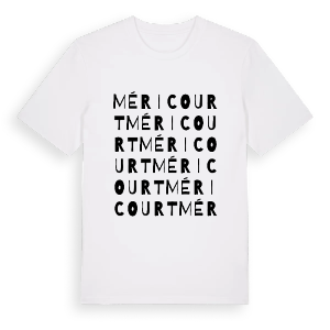 Méricourt ordlek t-shirt – ekologisk bomull t-shirt från Pinshirt