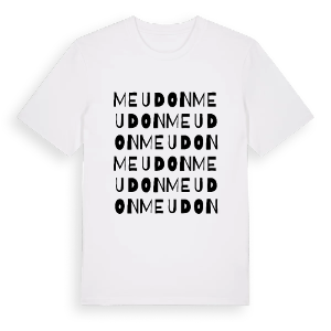 Meudon ordlek t-shirt – ekologisk bomull t-shirt från Pinshirt