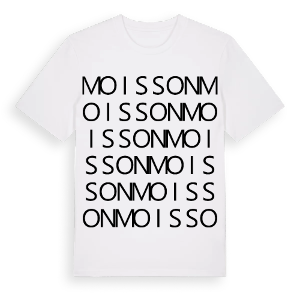 Moisson ordlek t-shirt – ekologisk bomull t-shirt från Pinshirt