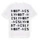Mont-Mesly ordlek t-shirt