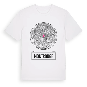 Montrouge t-shirt – ekologisk bomull t-shirt från Pinshirt
