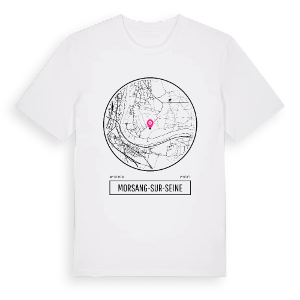 Morsang-sur-Seine t-shirt – ekologisk bomull t-shirt från PinShirt