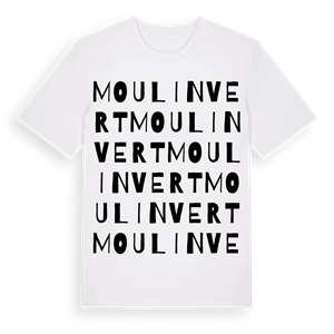 Moulin Vert ordlek t-shirt – ekologisk bomull t-shirt från Pinshirt