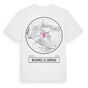 Neauphle-le-Château t-shirt – ekologisk bomull t-shirt från Pinshirt