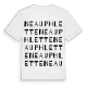 Neauphlette ordlek t-shirt