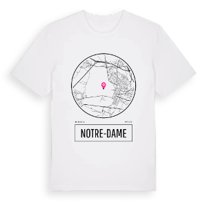 Notre-Dame t-shirt – ekologisk bomull t-shirt från Pinshirt