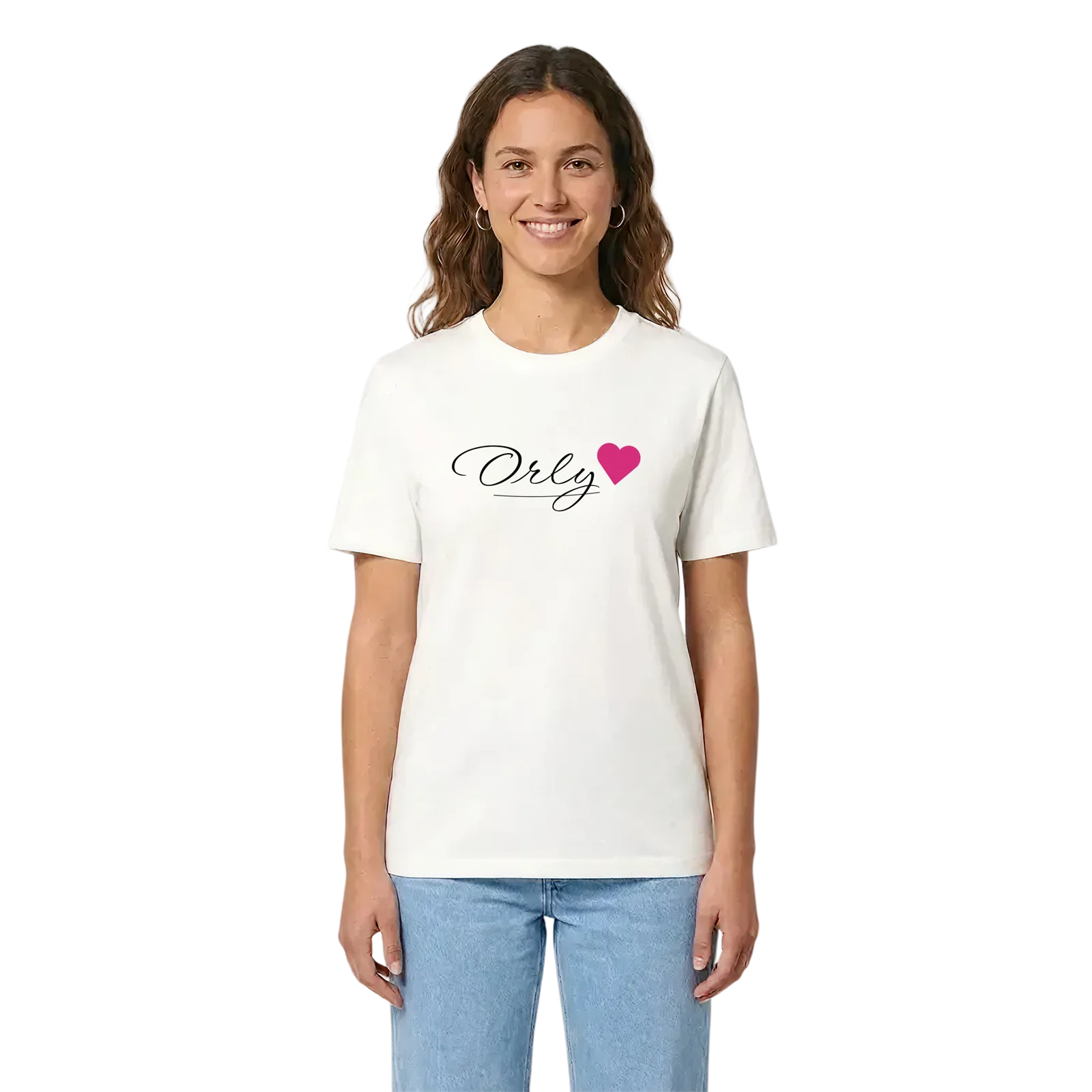 Orly hjärta t-shirt – White, i miljö