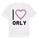 Jag älskar Orly t-shirt stort tryck