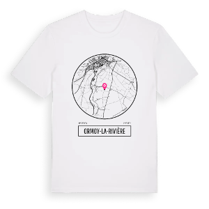 Ormoy-la-Rivière t-shirt – ekologisk bomull t-shirt från Pinshirt
