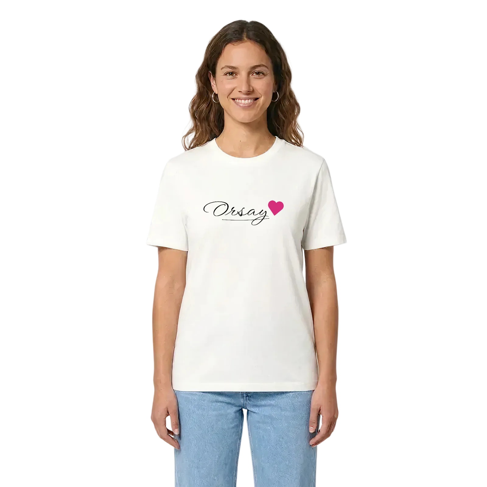 Orsay hjärta t-shirt – White, i miljö