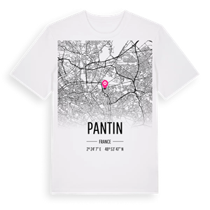Pantin karta t-shirt – ekologisk bomull t-shirt från Pinshirt