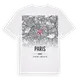 Paris karta t-shirt