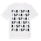 Paris ordlek t-shirt