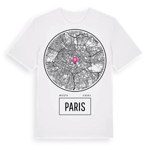 Paris t-shirt – ekologisk bomull t-shirt från Pinshirt