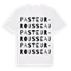 Pasteur - Rousseau ordlek t-shirt