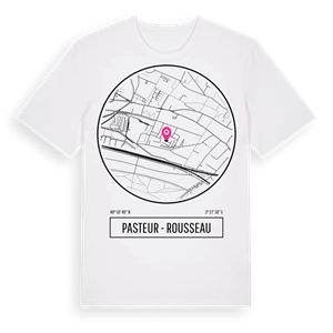 Pasteur - Rousseau t-shirt – ekologisk bomull t-shirt från Pinshirt