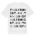 Paul Froment - Huit Mai 1945 ordlek t-shirt