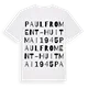 Paul Froment - Huit Mai 1945 ordlek t-shirt