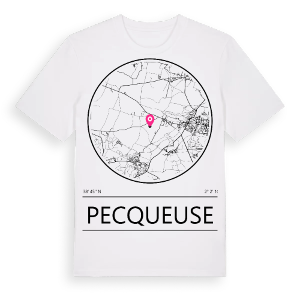 Pecqueuse t-shirt – ekologisk bomull t-shirt från Pinshirt