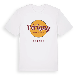 Périgny cirkel t-shirt – ekologisk bomull t-shirt från Pinshirt