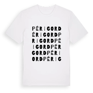 Périgord ordlek t-shirt – ekologisk bomull t-shirt från Pinshirt